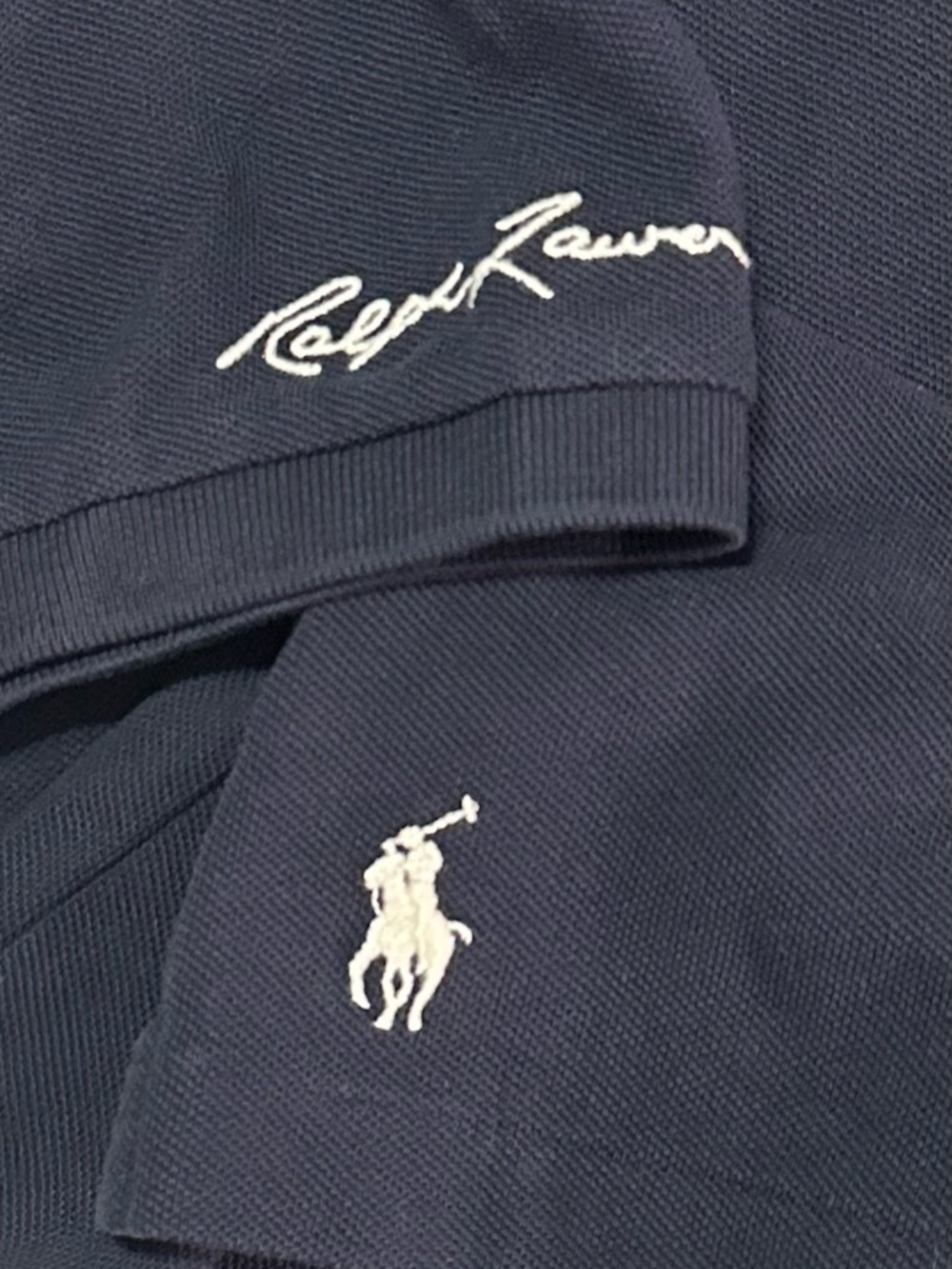 Polo by Ralph Lauren Navy Blue New York Yankees Logo Polo Shirt - Picture 9 of 12